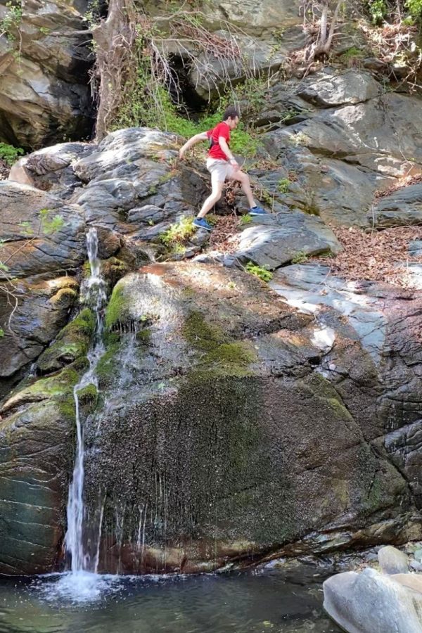 Waterfalls in andros